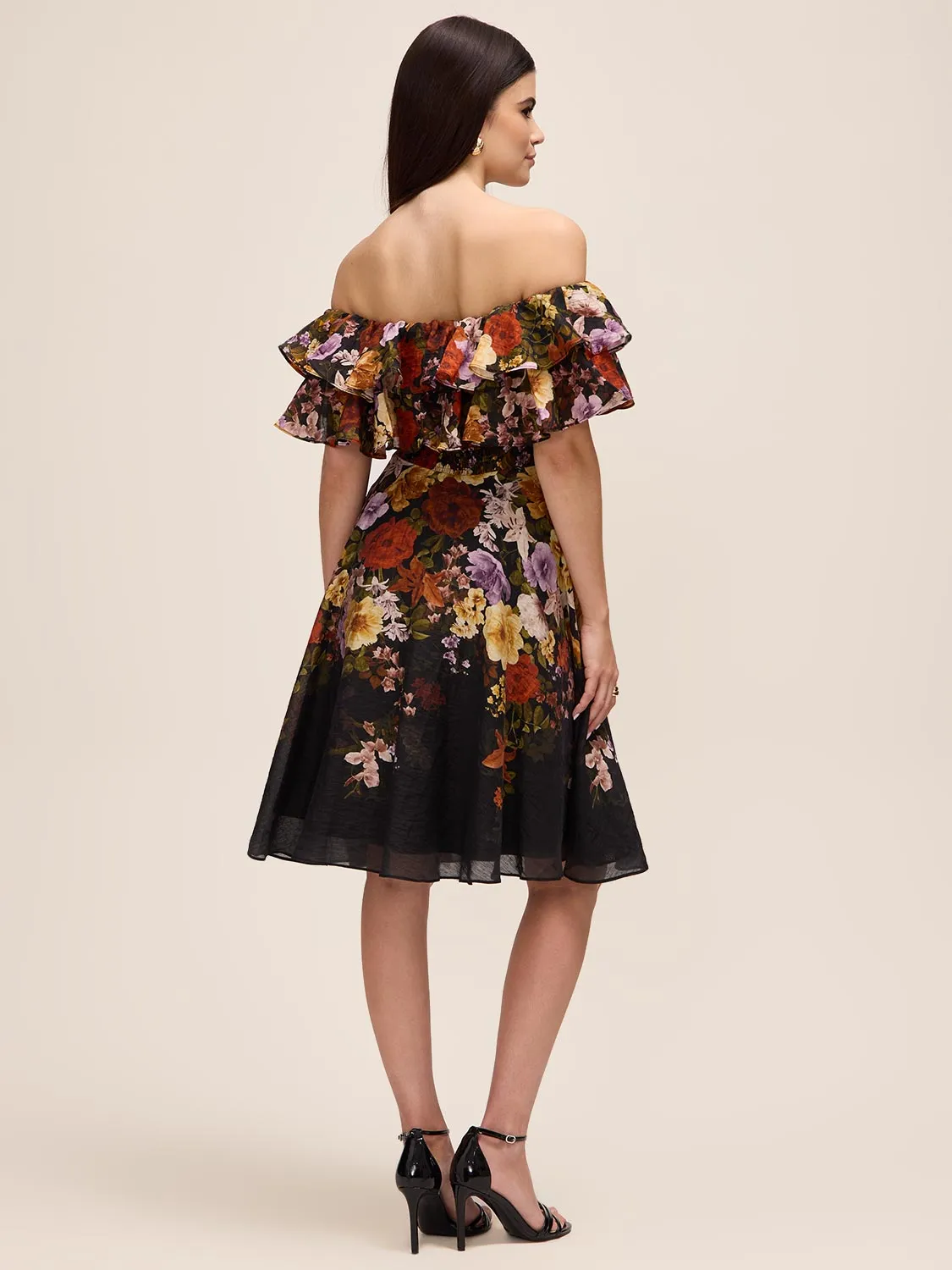 Off-The-Shoulder Floral Dress sold by Suzy Shier product image thumbnail 5