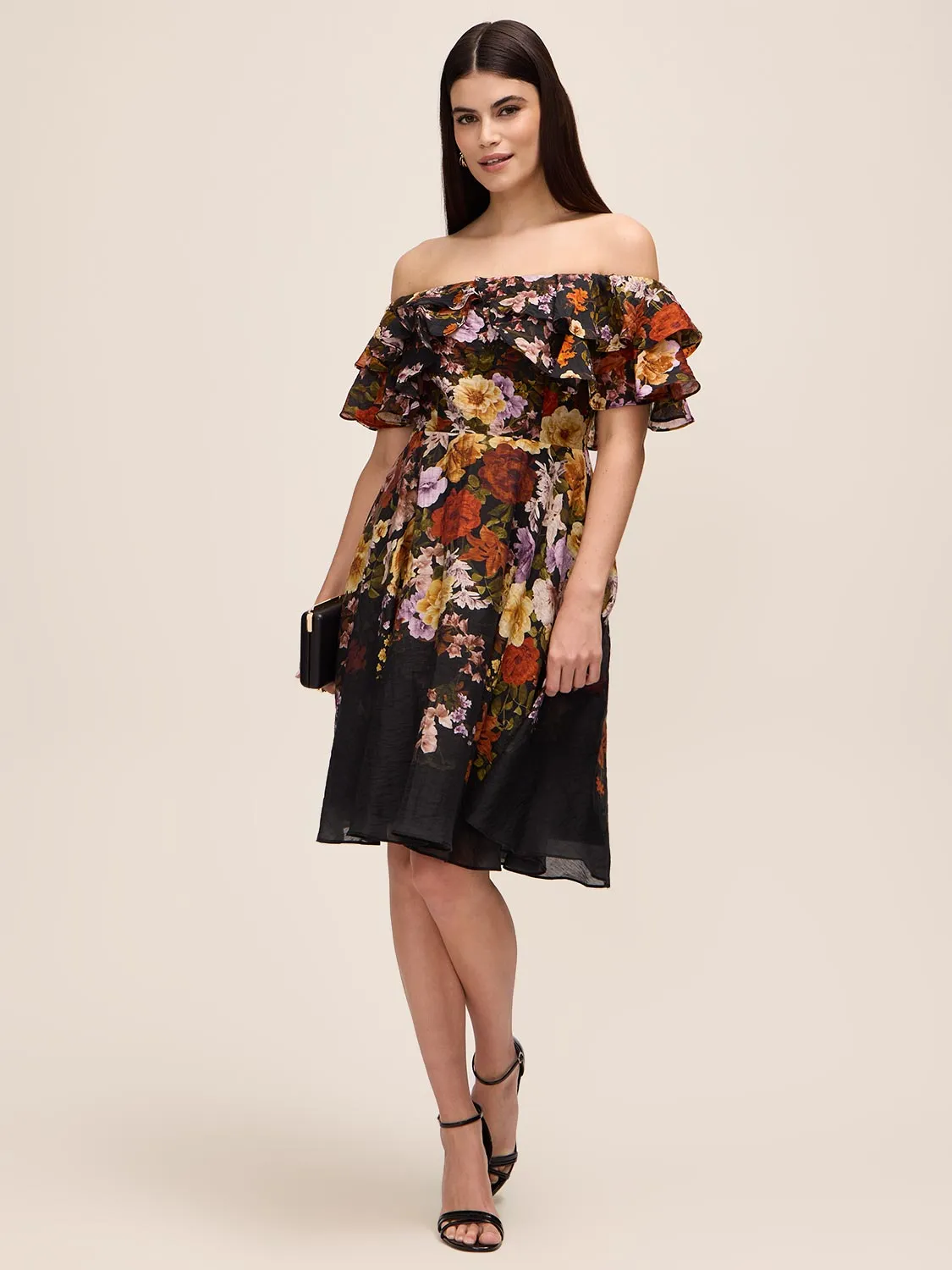 Off-The-Shoulder Floral Dress sold by Suzy Shier product image thumbnail 2