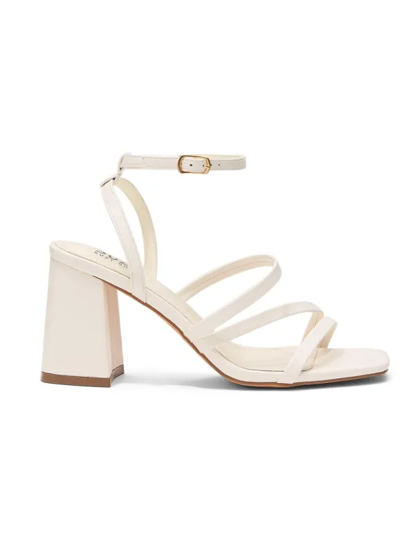 Strappy Block Heel Sandals made by Suzy Shier