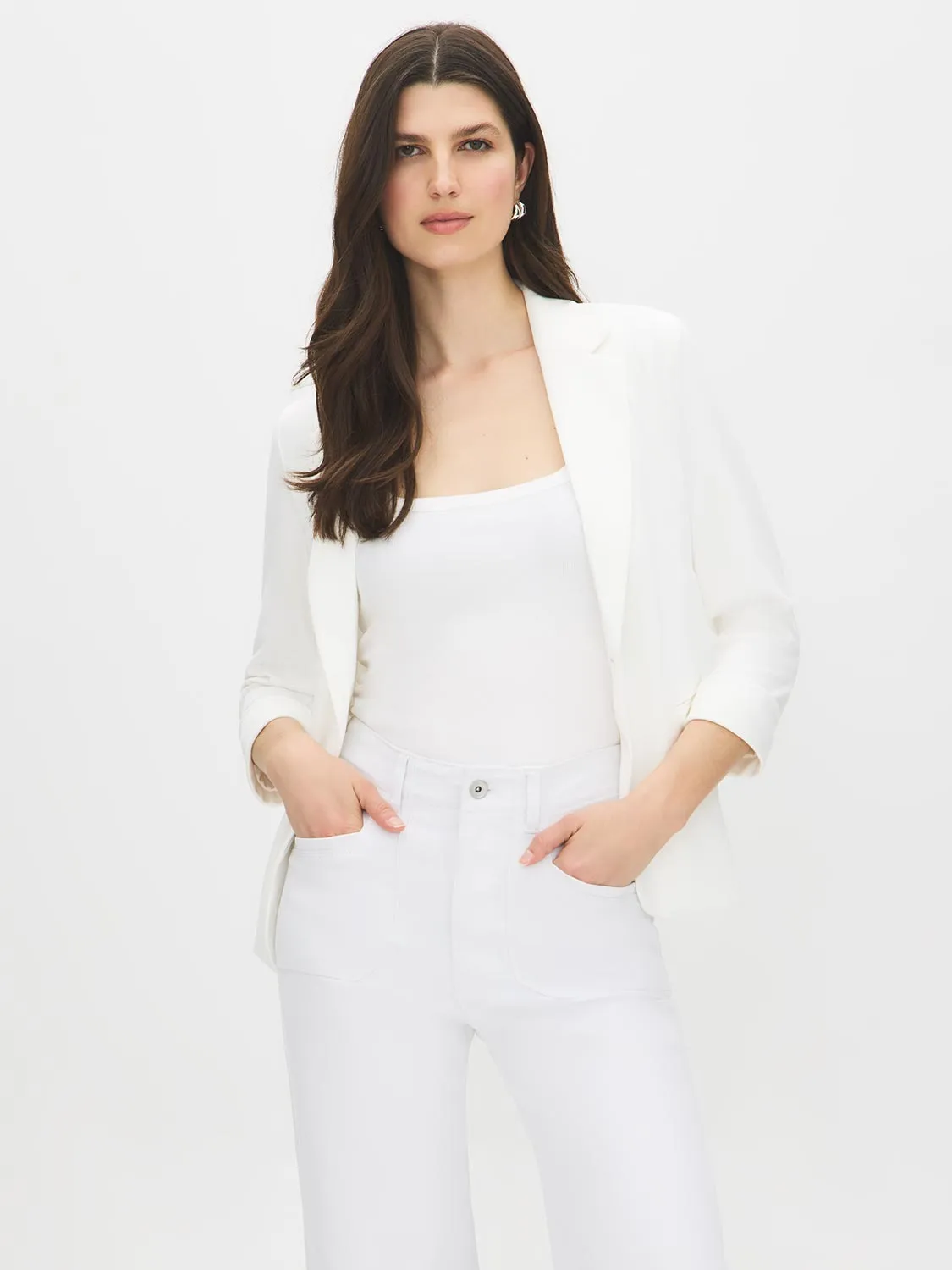 Cuffed Sleeve Blazer sold by Suzy Shier product image thumbnail 2