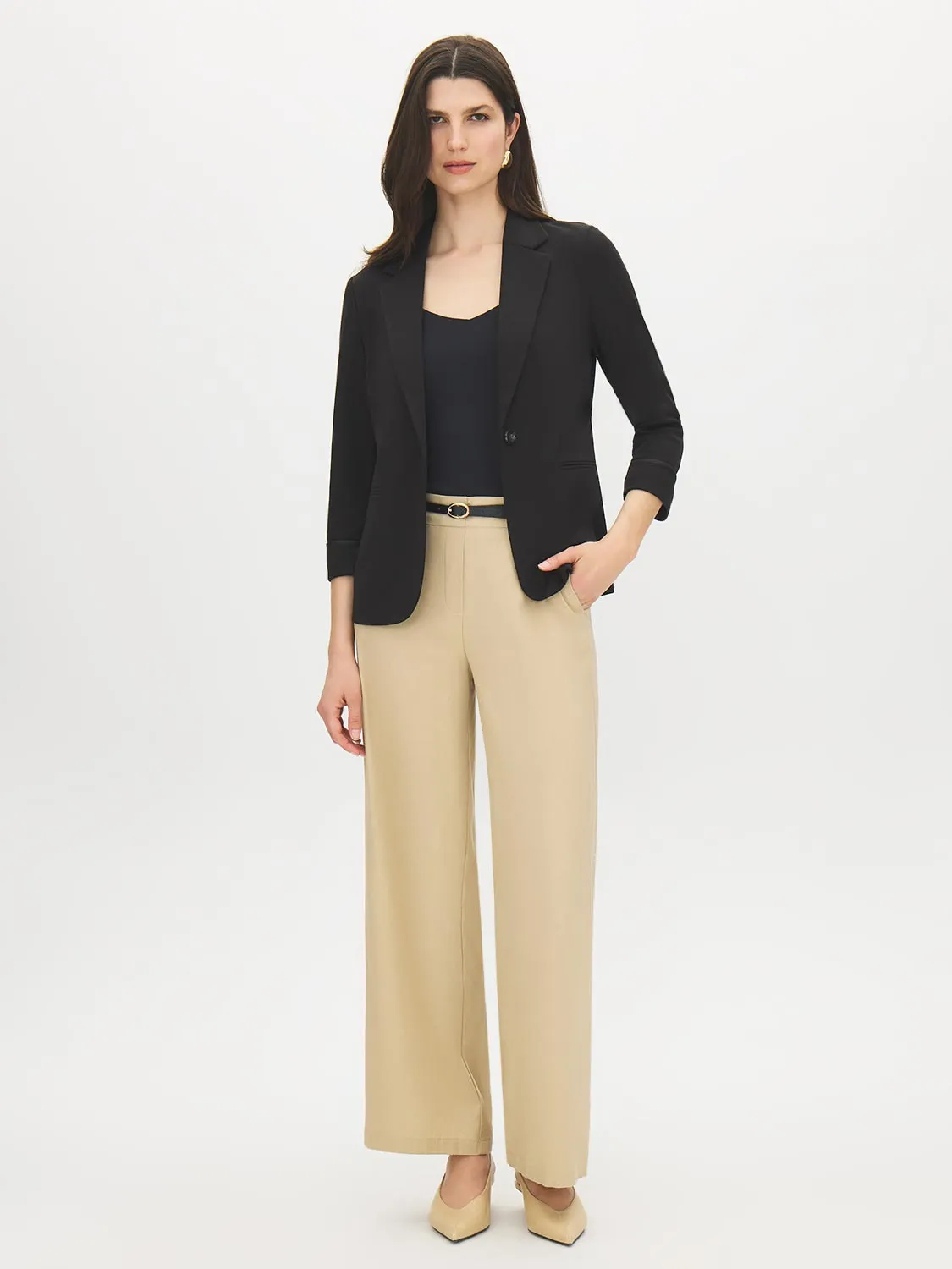 Cuffed Sleeve Blazer sold by Suzy Shier product image thumbnail 5