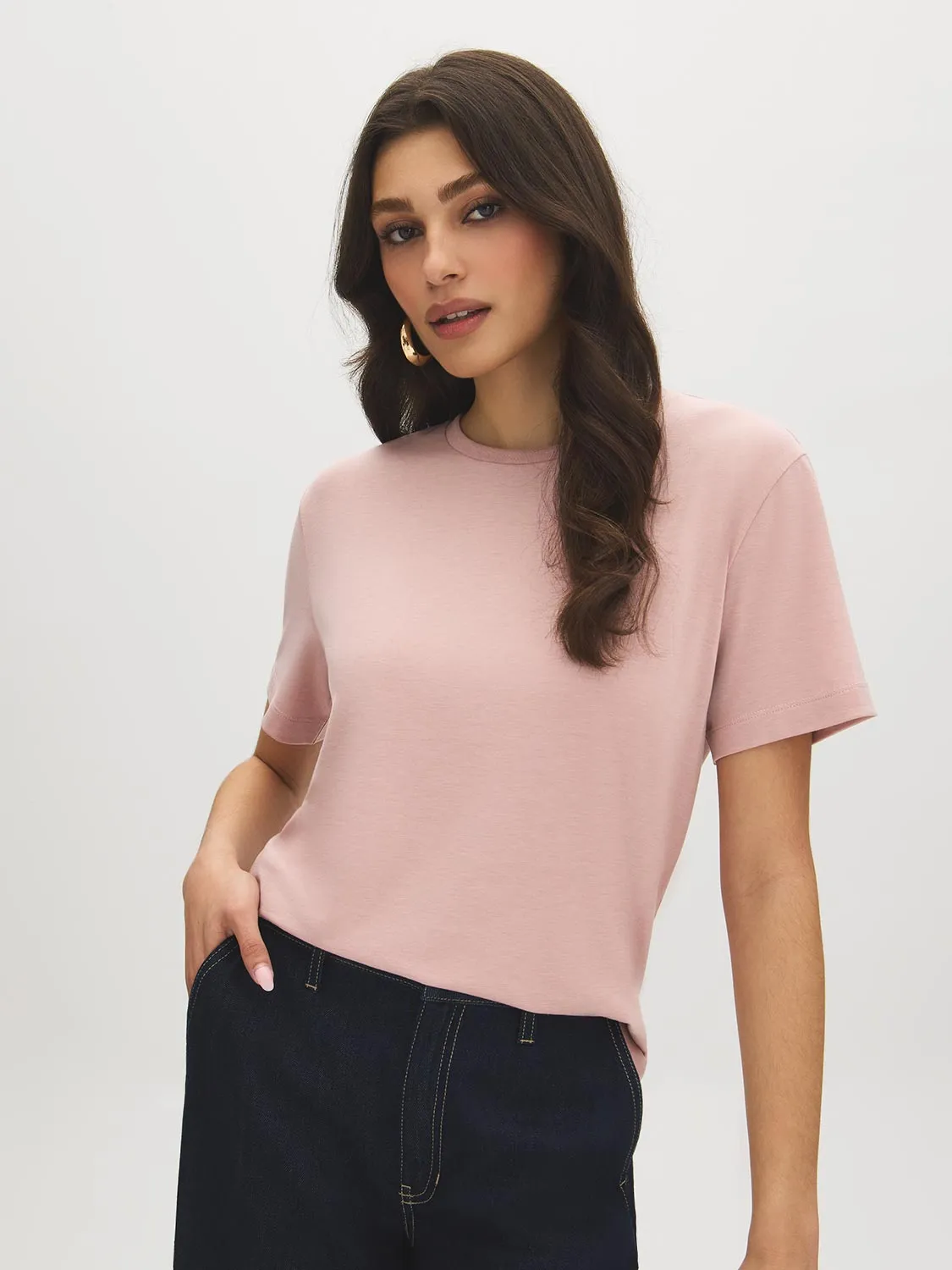 Soft Jersey Crew Neck T-Shirt sold by Suzy Shier product image thumbnail 2