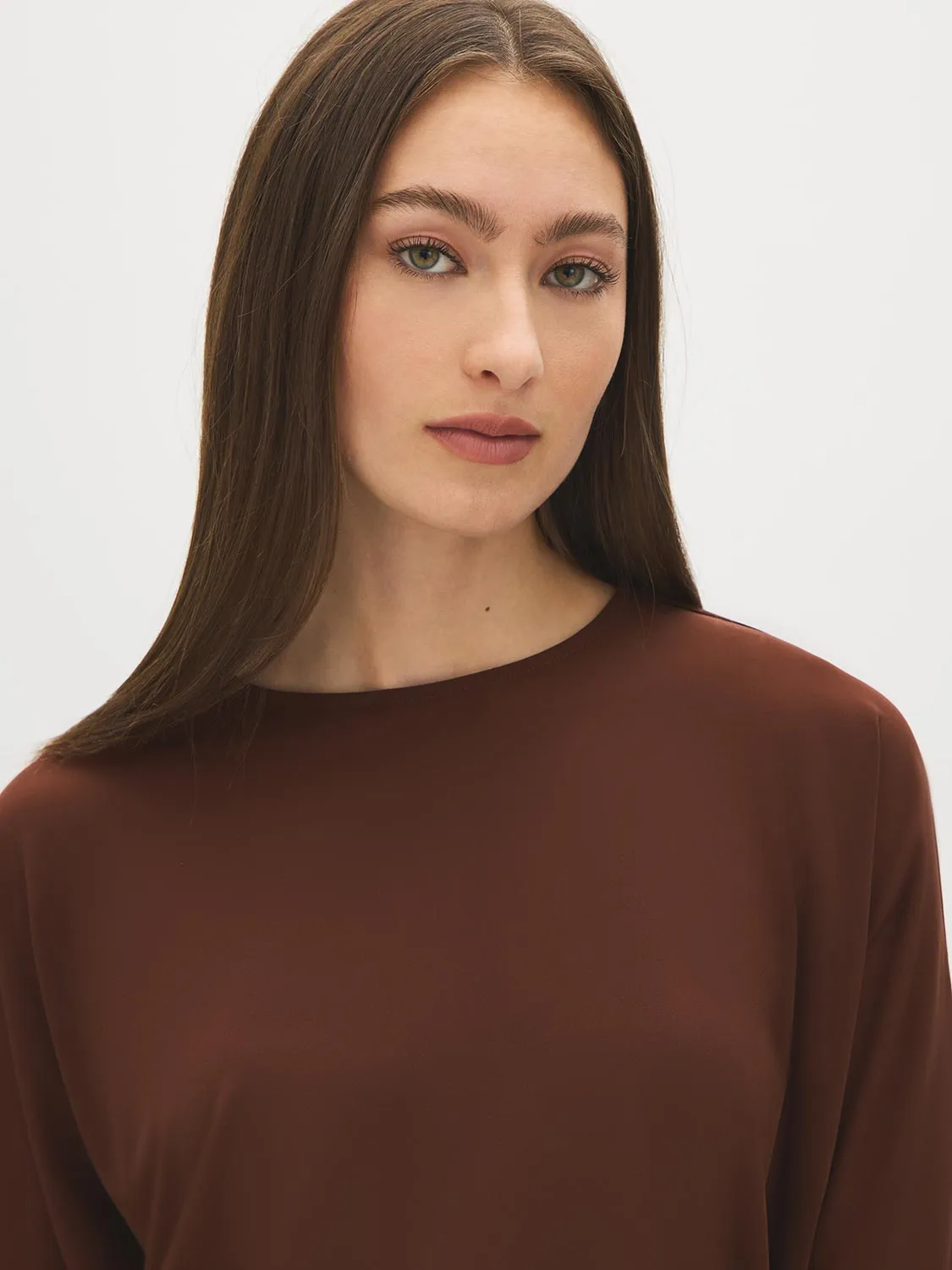 Dolman Sleeve Mesh Top sold by Suzy Shier product image thumbnail 3