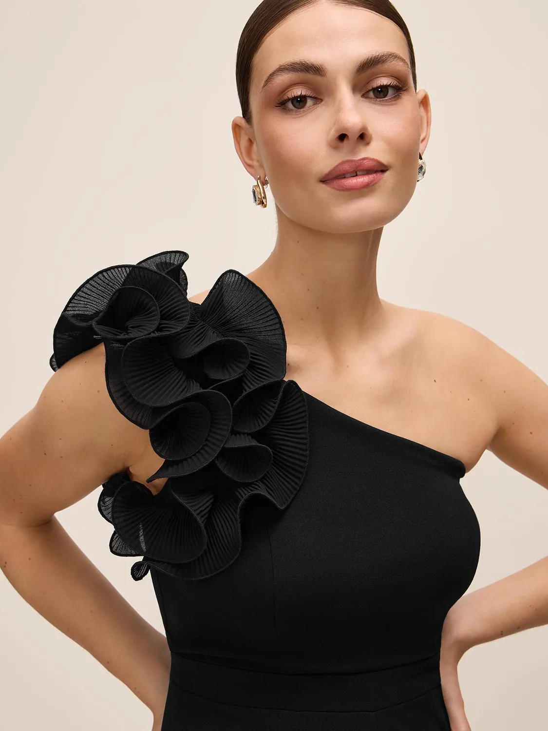 One-Shoulder Jumpsuit sold by Suzy Shier product image thumbnail 4