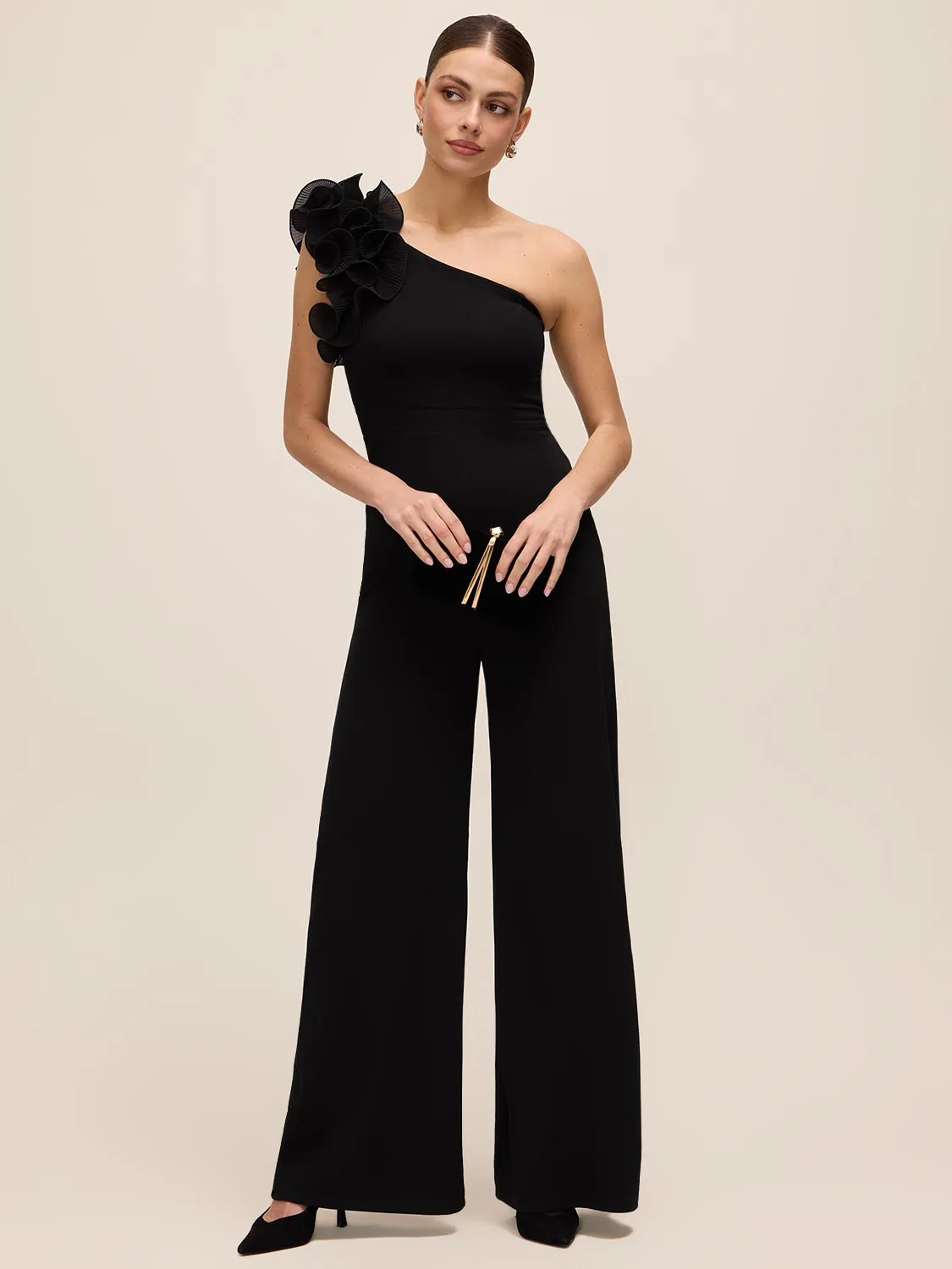 One-Shoulder Jumpsuit sold by Suzy Shier product image thumbnail 2