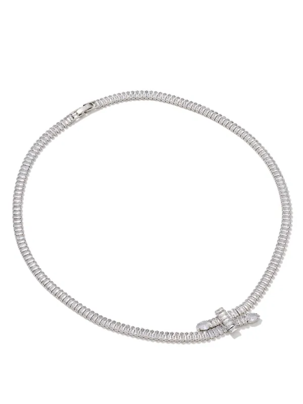 Embellished Overlapping Necklace made by Suzy Shier
