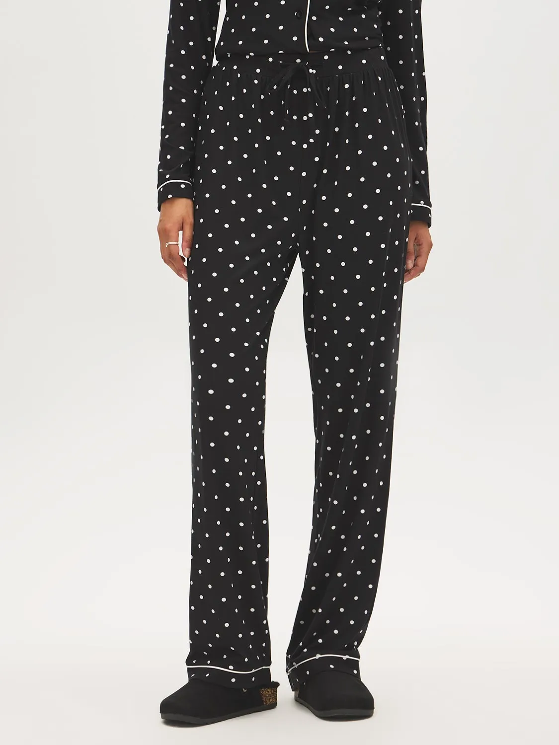 Polka Dot Pajama Set sold by Suzy Shier product image thumbnail 3
