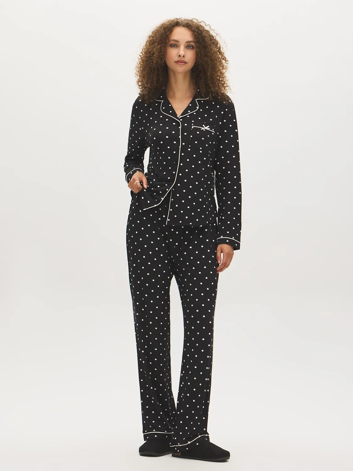 Polka Dot Pajama Set sold by Suzy Shier