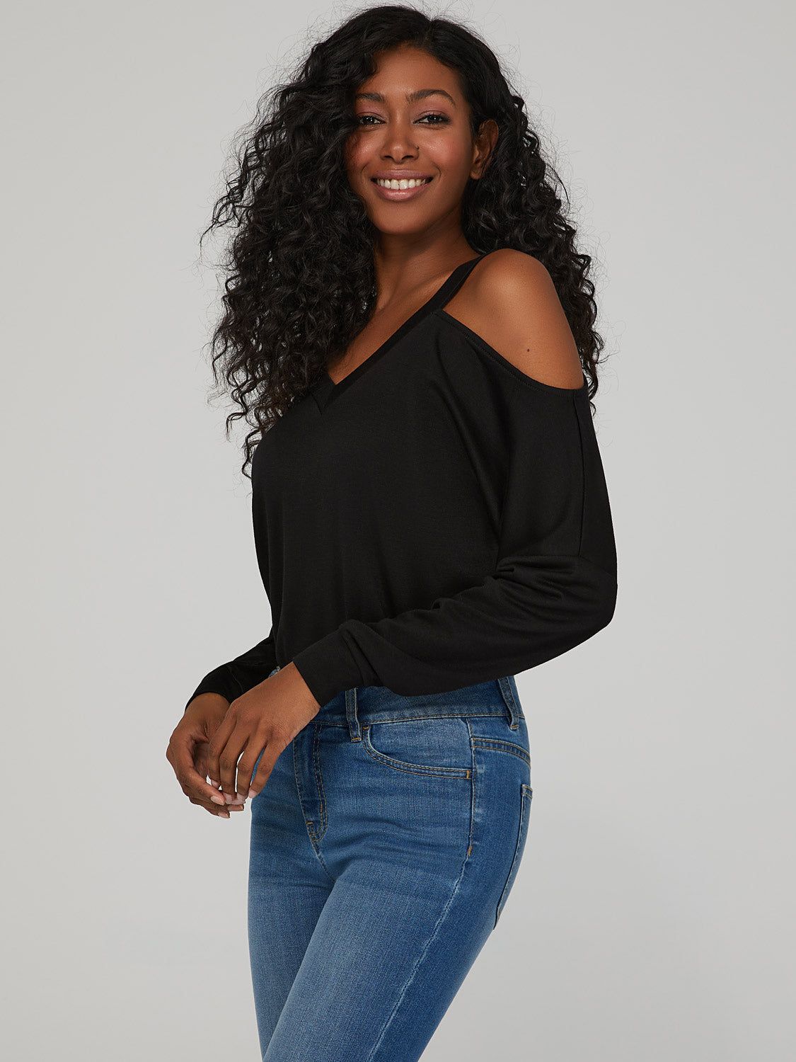 Cut Out Shoulder Top sold by Suzy Shier product image thumbnail 6