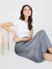 Broomstick Pleated Satin Skirt sold by Suzy Shier