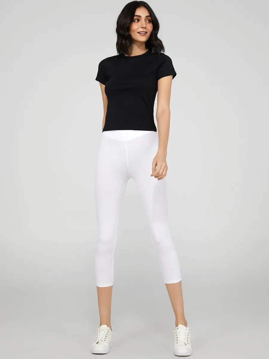 Crossover Capri Leggings | Parallel