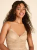 Crinkle Metallic Knit Fit & Flare Gown sold by Suzy Shier