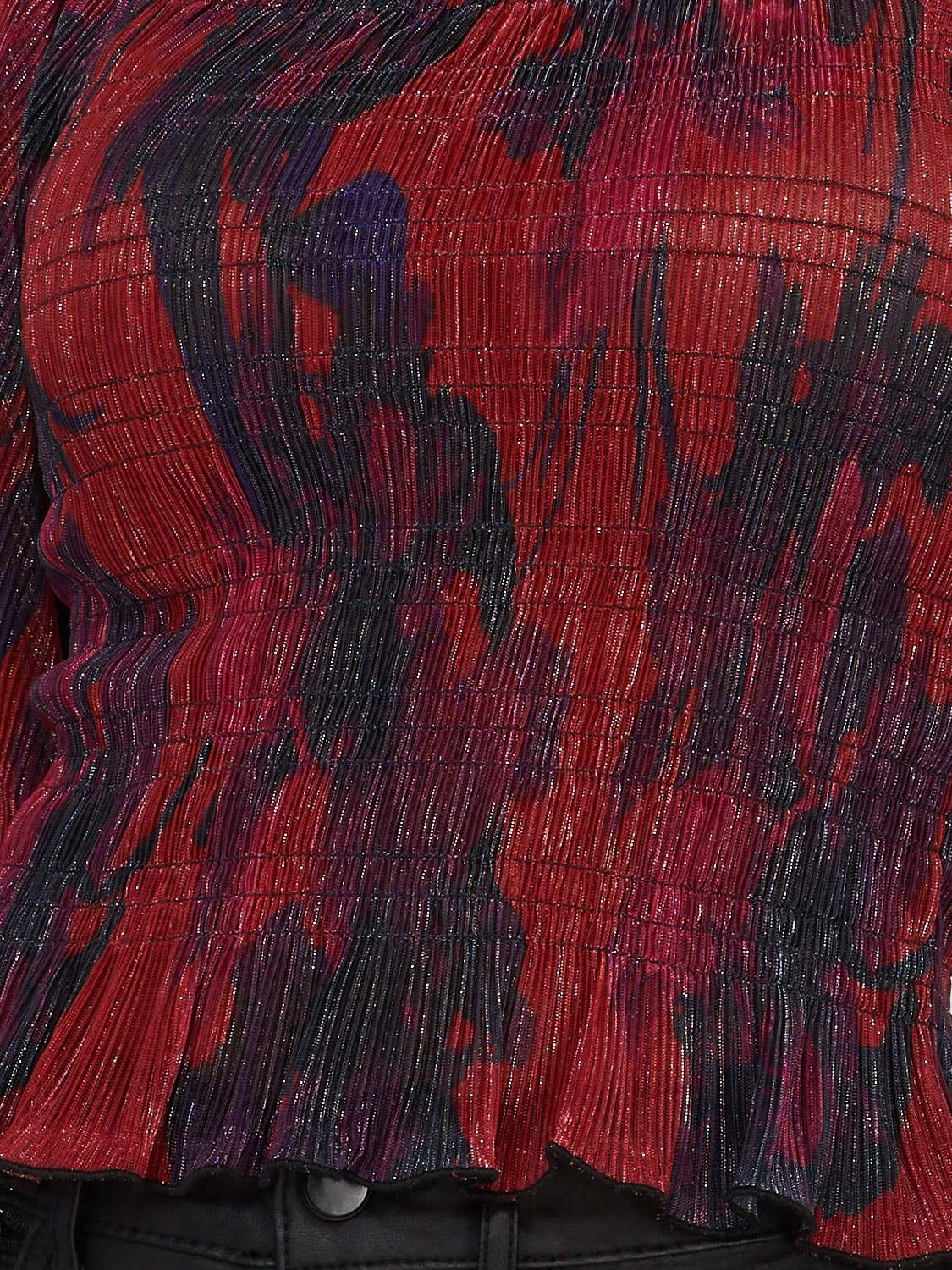 Printed Smocked Square Neck Top sold by Suzy Shier product image thumbnail 6