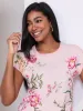 Floral Print Top With Metallic Trim sold by Suzy Shier