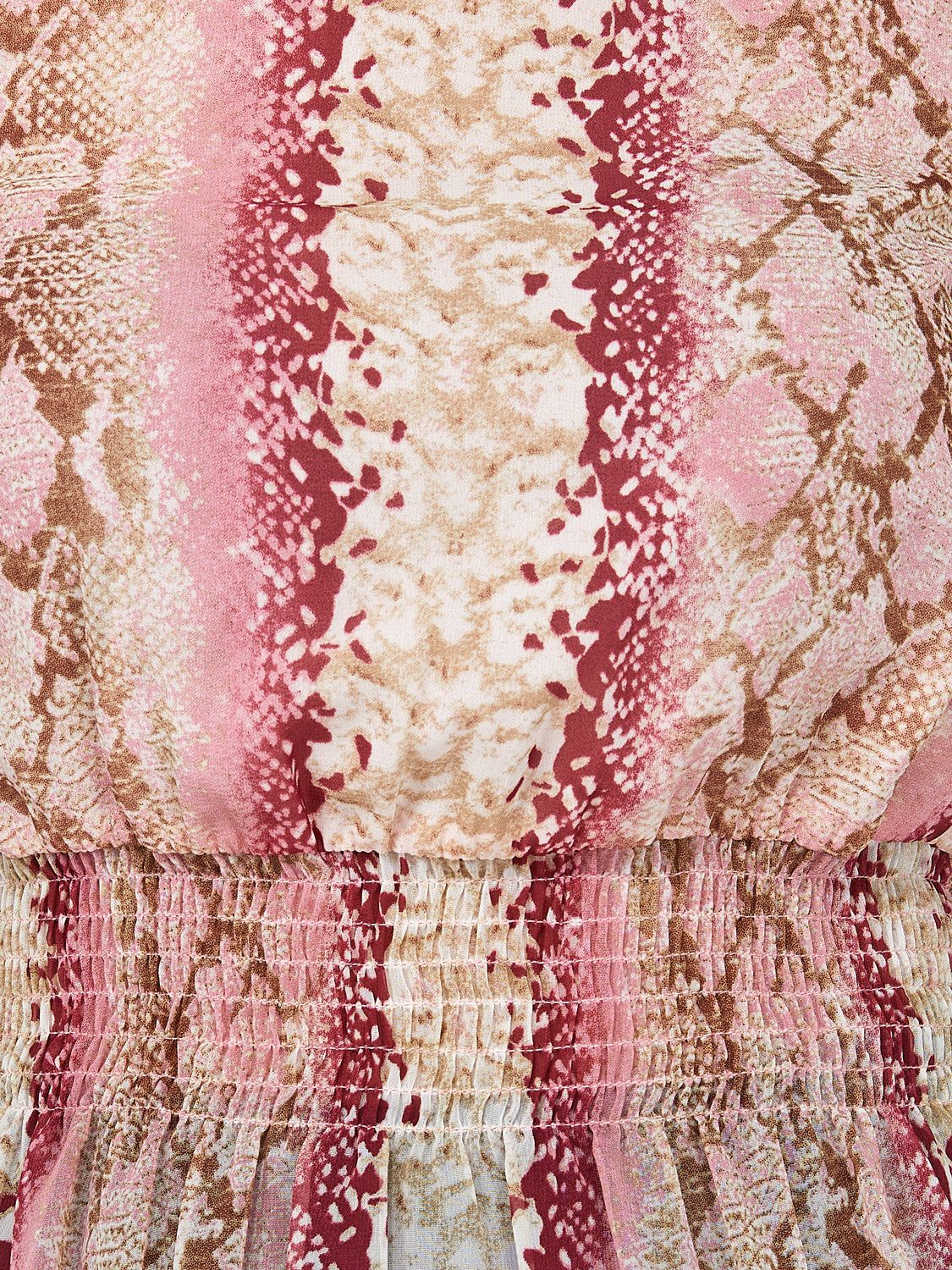 Smocked Printed Chiffon Top sold by Suzy Shier product image thumbnail 6