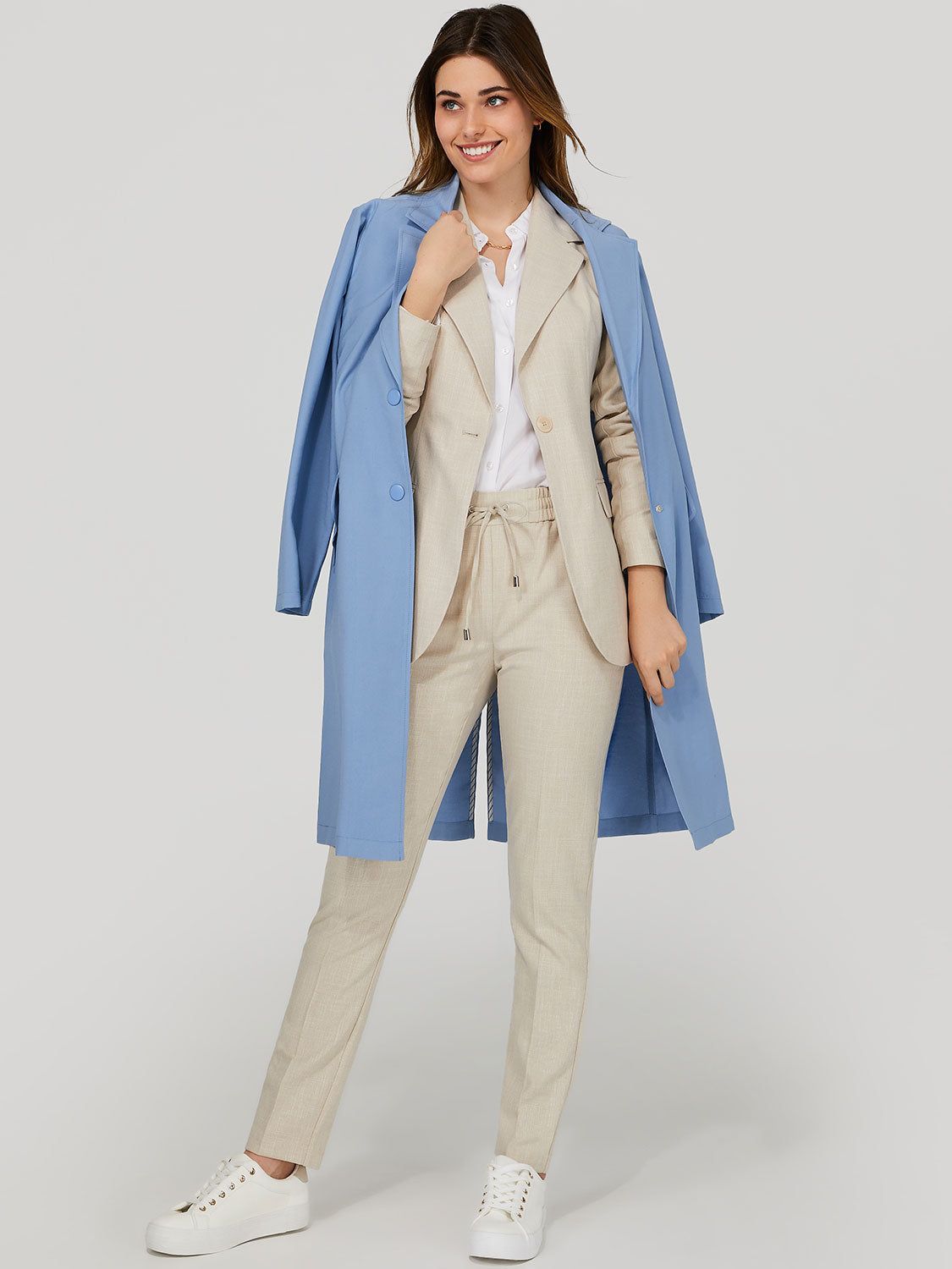Flap Pocket Relaxed Car Coat sold by Suzy Shier product image thumbnail 2