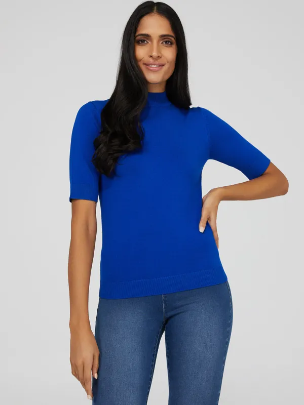 Classic Mock Neck Sweater sold by Suzy Shier