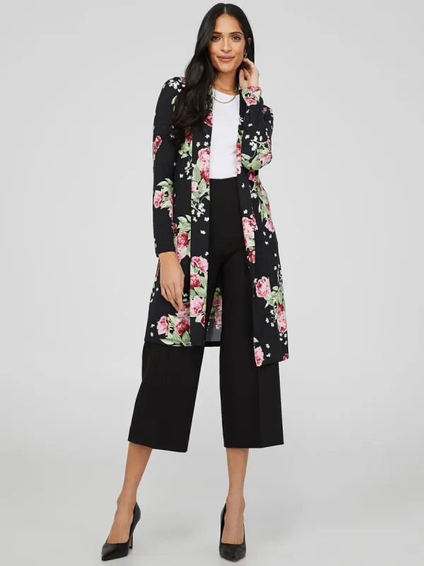 Floral Print Duster sold by Suzy Shier