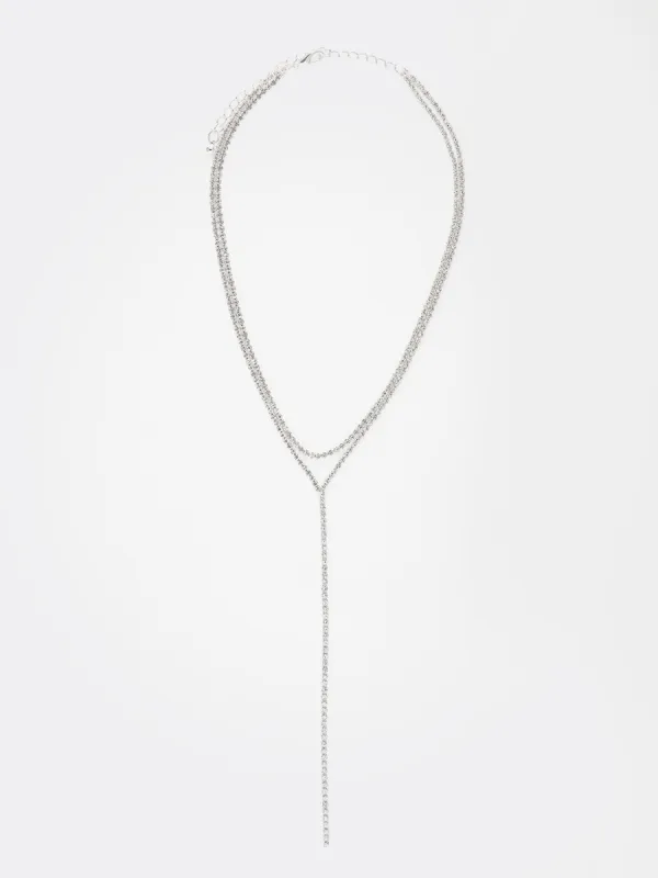 Gem Choker & Lariat Necklace sold by Suzy Shier