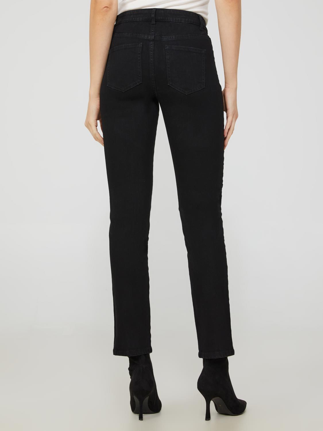 Slim Leg Jeans With Rhinestone Details sold by Suzy Shier product image thumbnail 4