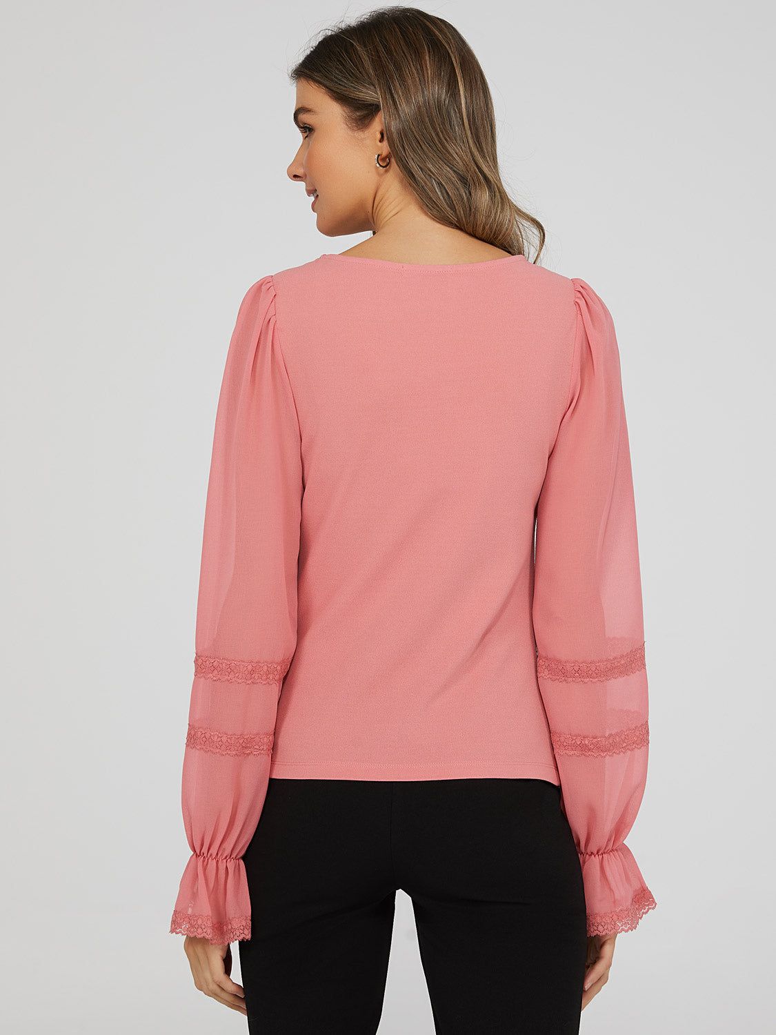 Lace Puff Sleeve Top sold by Suzy Shier product image thumbnail 11