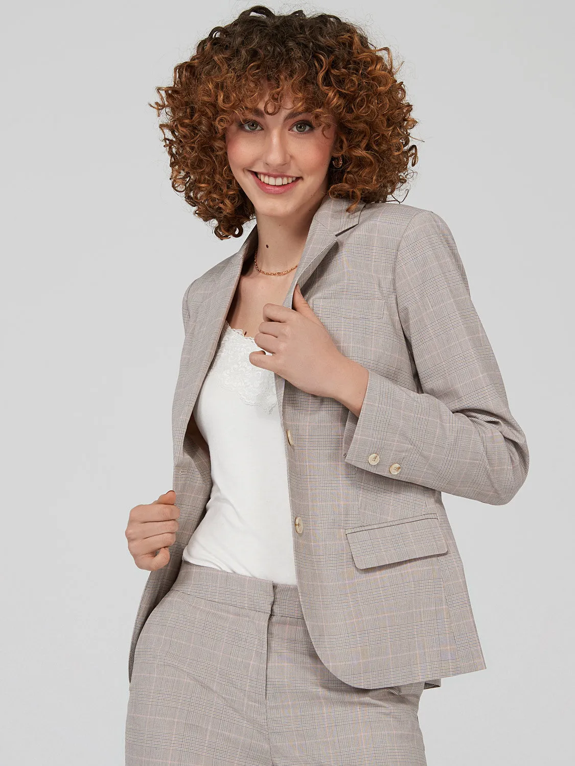 2-Button Blazer With Flap Pockets sold by Suzy Shier