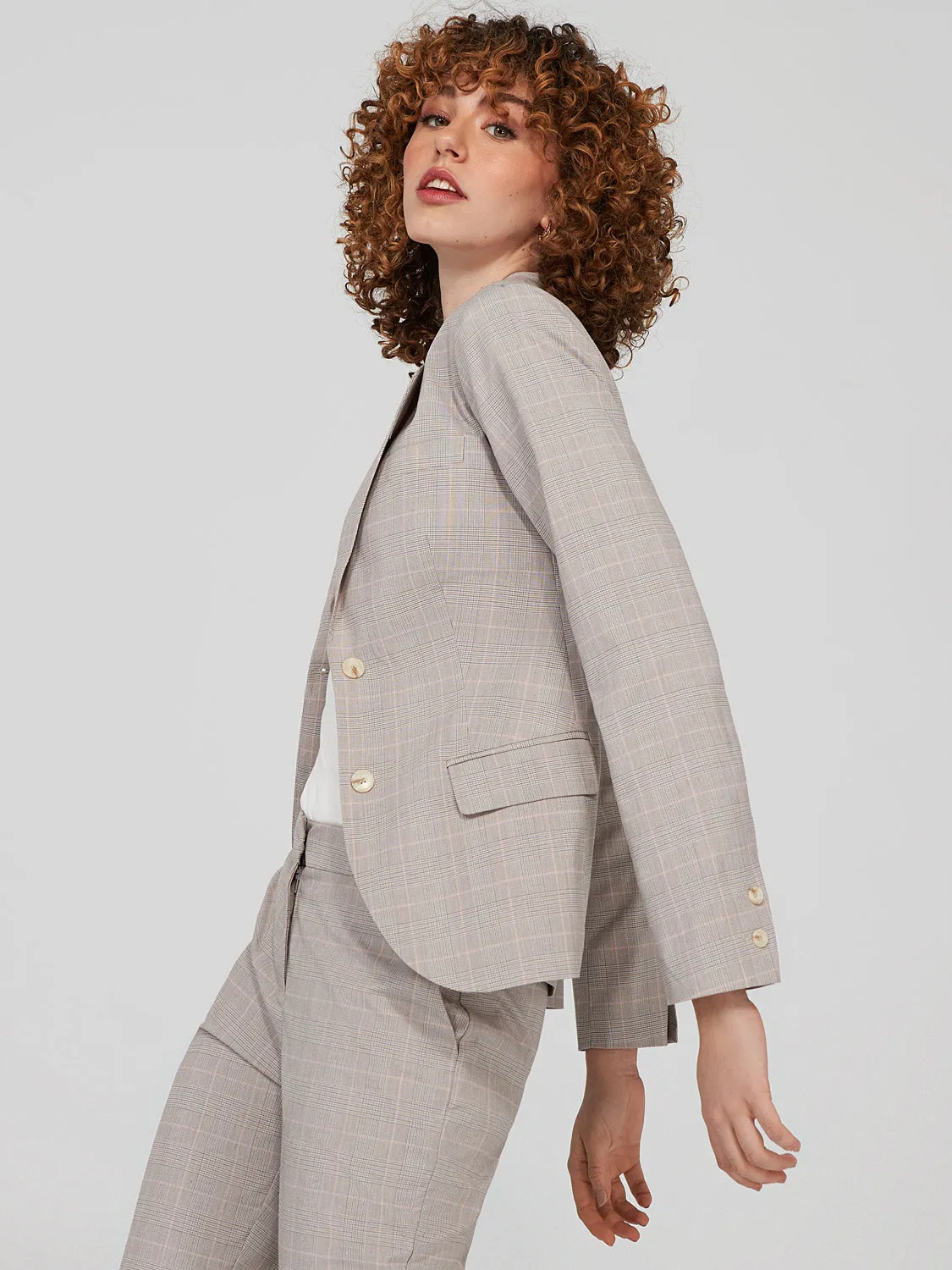 2-Button Blazer With Flap Pockets sold by Suzy Shier product image thumbnail 3