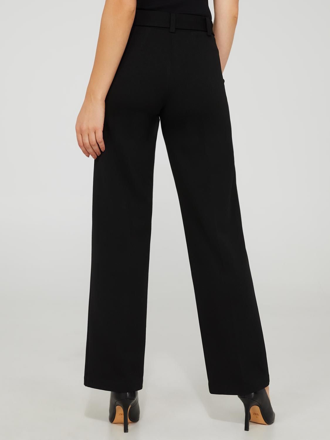 High Rise Wide Leg Belted Pants sold by Suzy Shier product image thumbnail 4