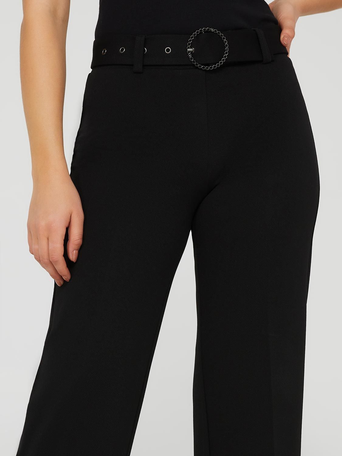 High Rise Wide Leg Belted Pants sold by Suzy Shier product image thumbnail 2