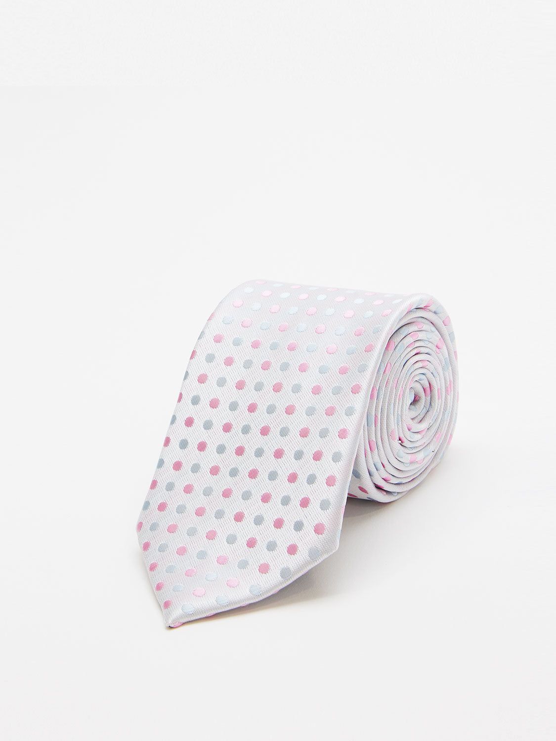 Two Tone Polka Dot Tie sold by Suzy Shier