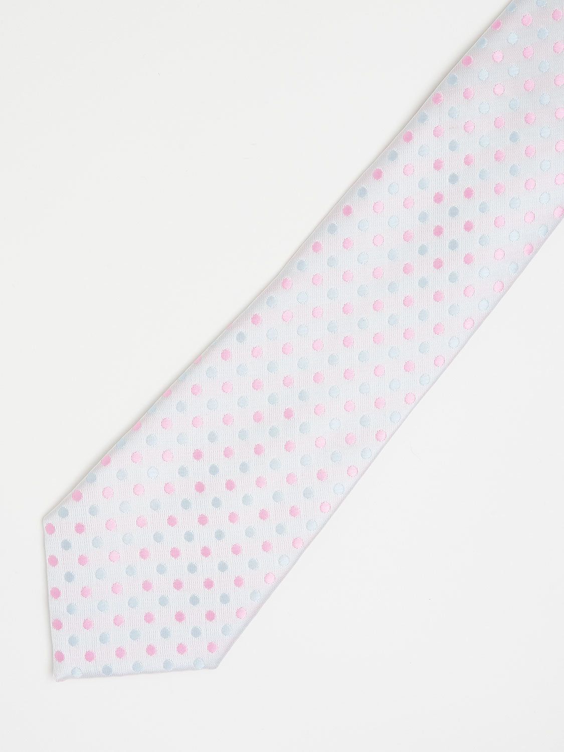 Two Tone Polka Dot Tie sold by Suzy Shier product image thumbnail 2