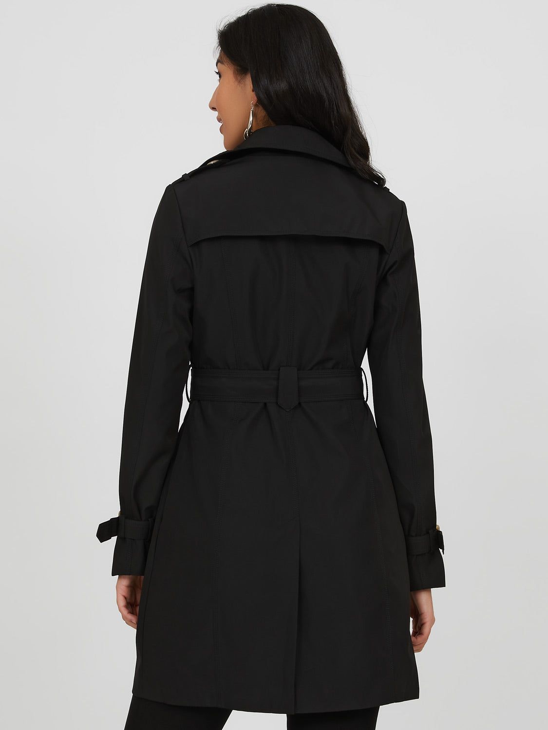 Double-Breast Belted Trench Coat sold by Suzy Shier product image thumbnail 8