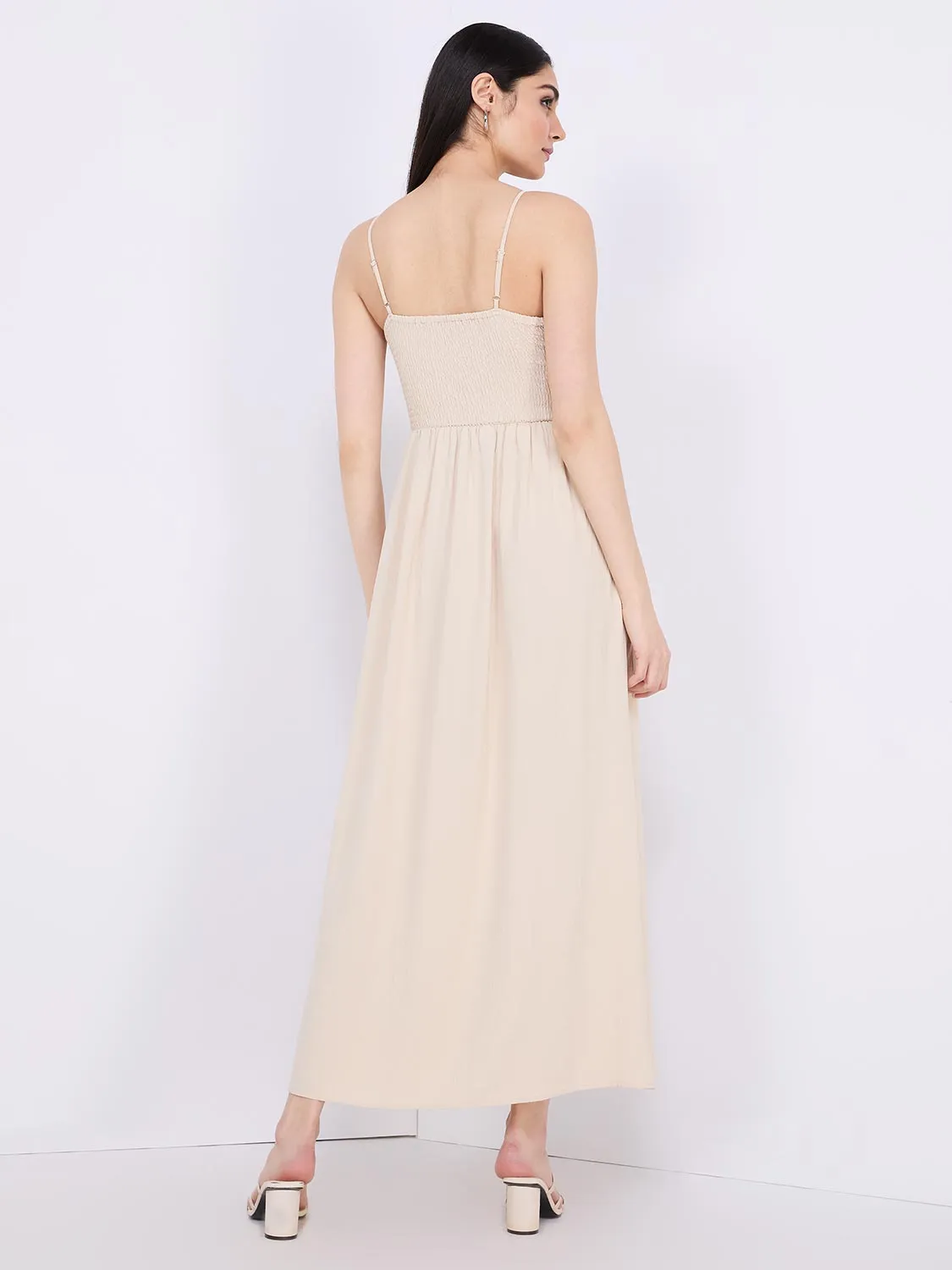 Crochet Maxi Dress sold by Suzy Shier product image thumbnail 5