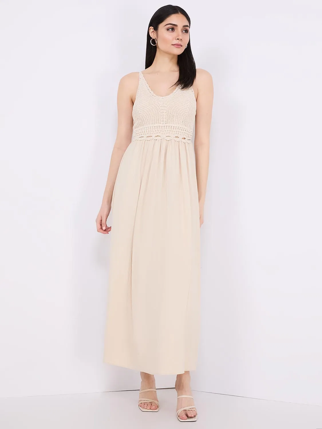 Crochet Maxi Dress sold by Suzy Shier