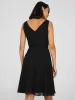 Cowl Neck Sequin Fit & Flare Dress sold by Suzy Shier