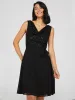 Cowl Neck Sequin Fit & Flare Dress sold by Suzy Shier