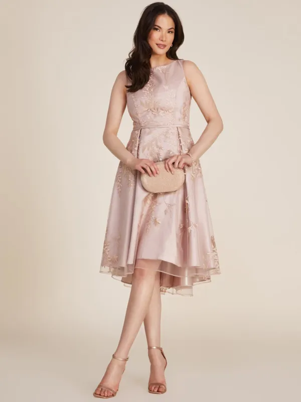 Boat Neck Embellished Fit & Flare Knee Length Dress sold by Suzy Shier
