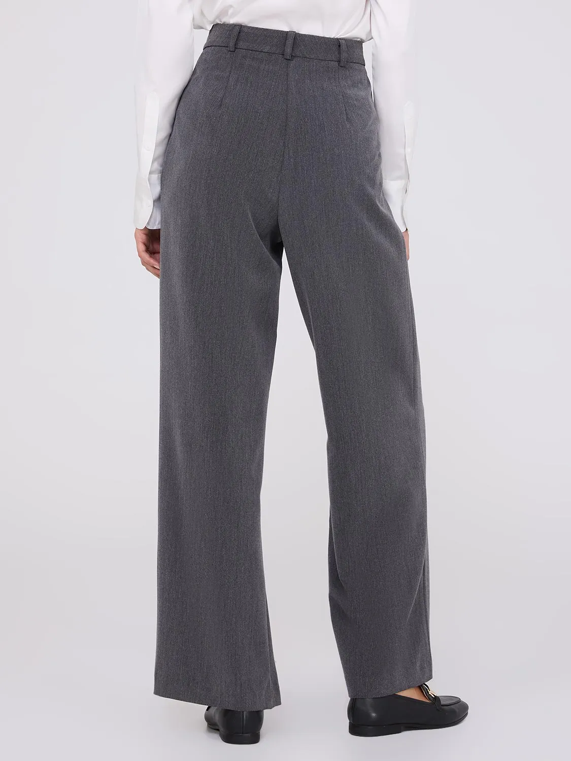 Double Pleated Wide Leg Trousers sold by Suzy Shier product image thumbnail 5