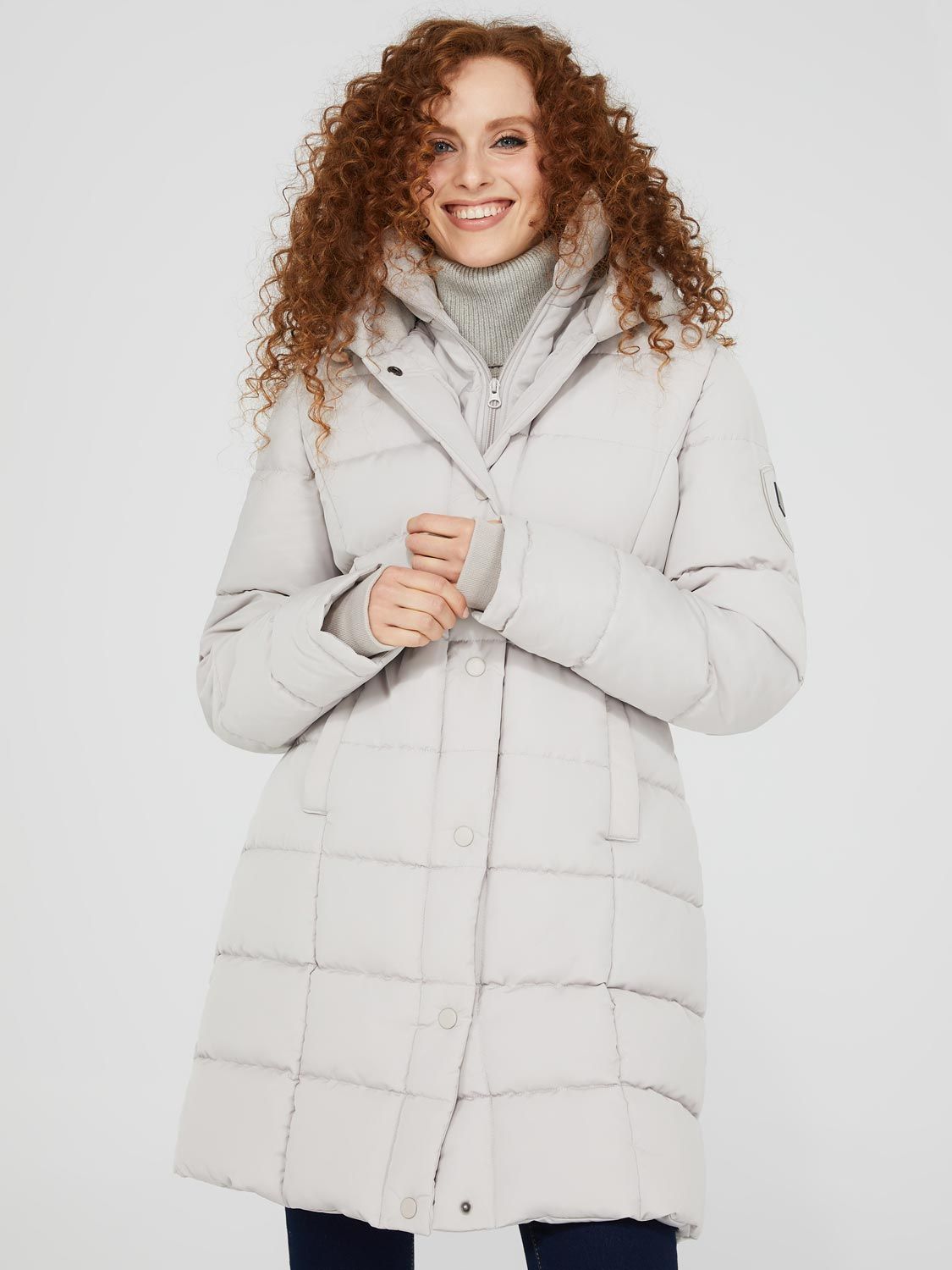 Long Puffer Jacket With Collar sold by Suzy Shier