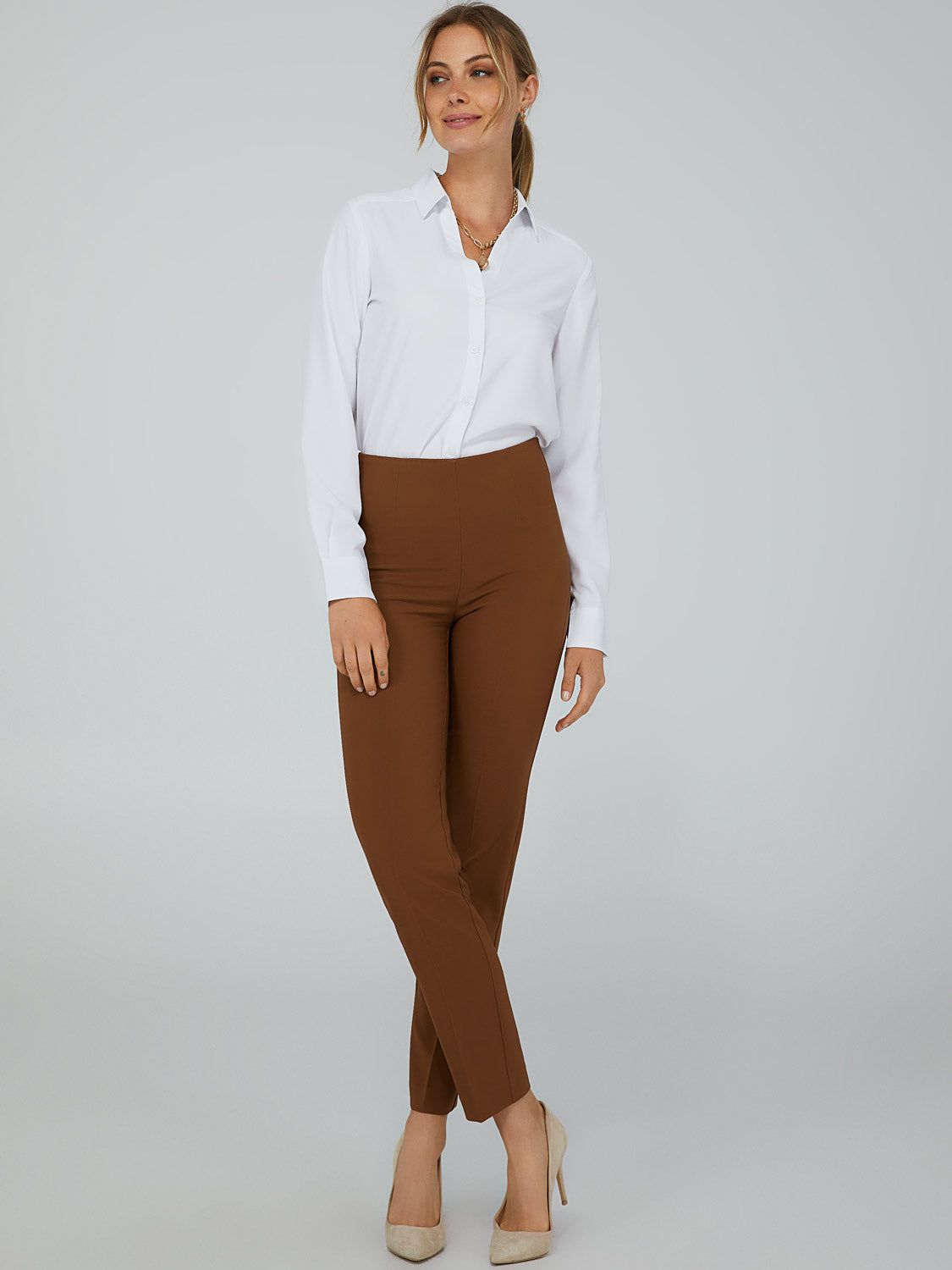 Classic Rise Straight Leg Trousers sold by Suzy Shier product image thumbnail 5