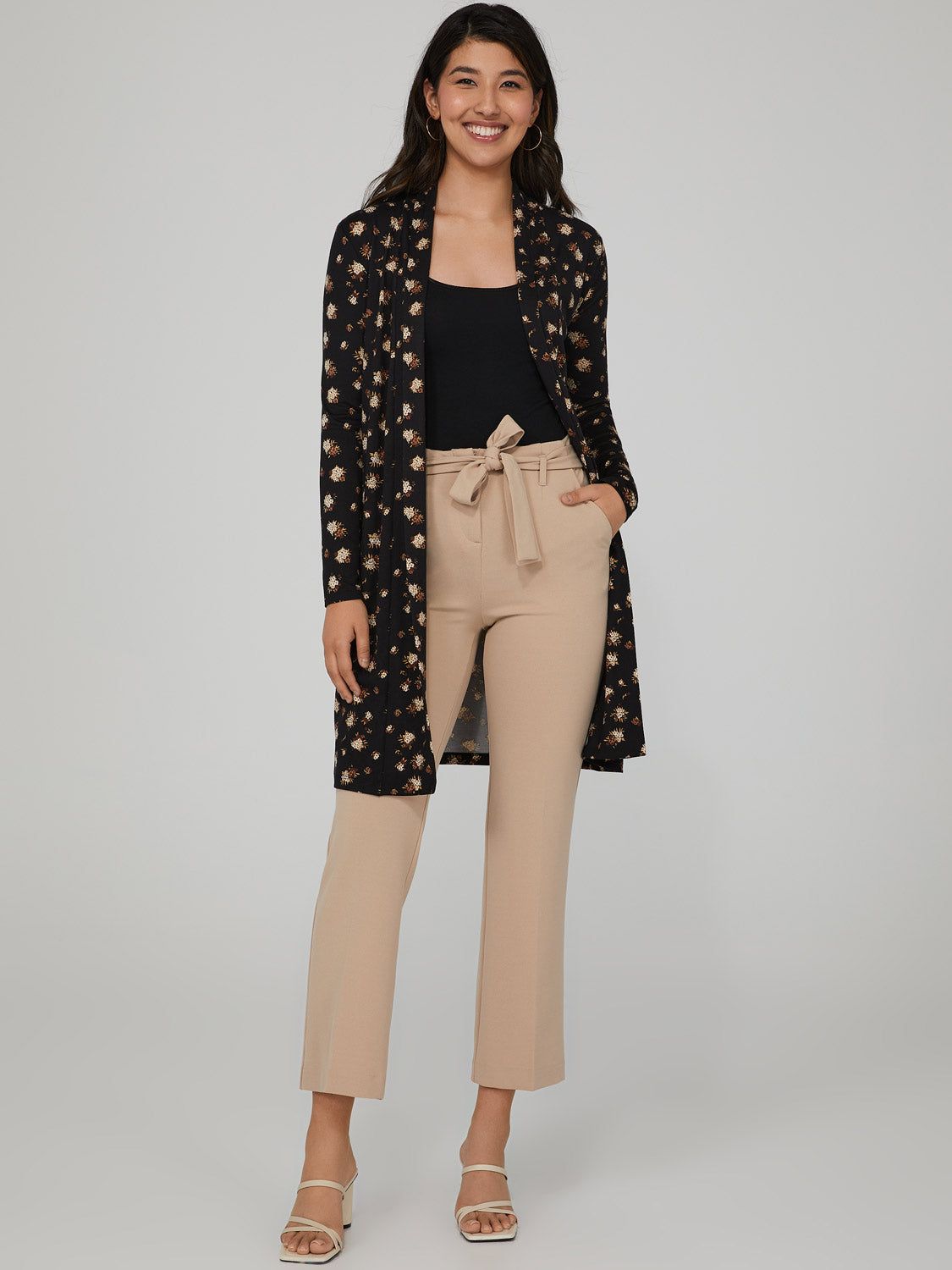 Oversized Floral Print Cardigan sold by Suzy Shier