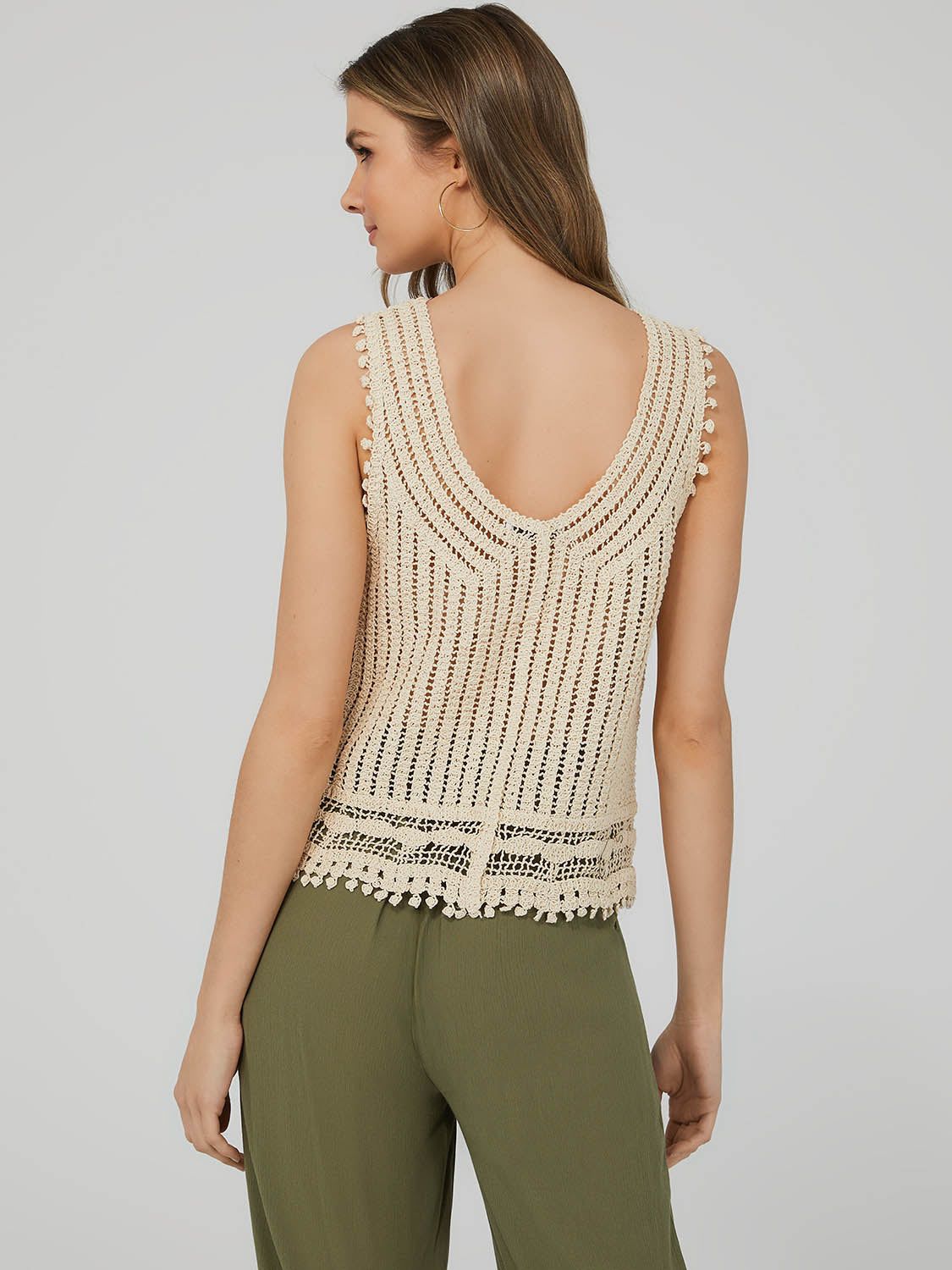 Crochet Tank Top sold by Suzy Shier product image thumbnail 5