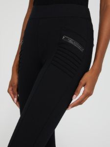 Skinny Leg Pull-On Pants With Pintuck Detail sold by Suzy Shier