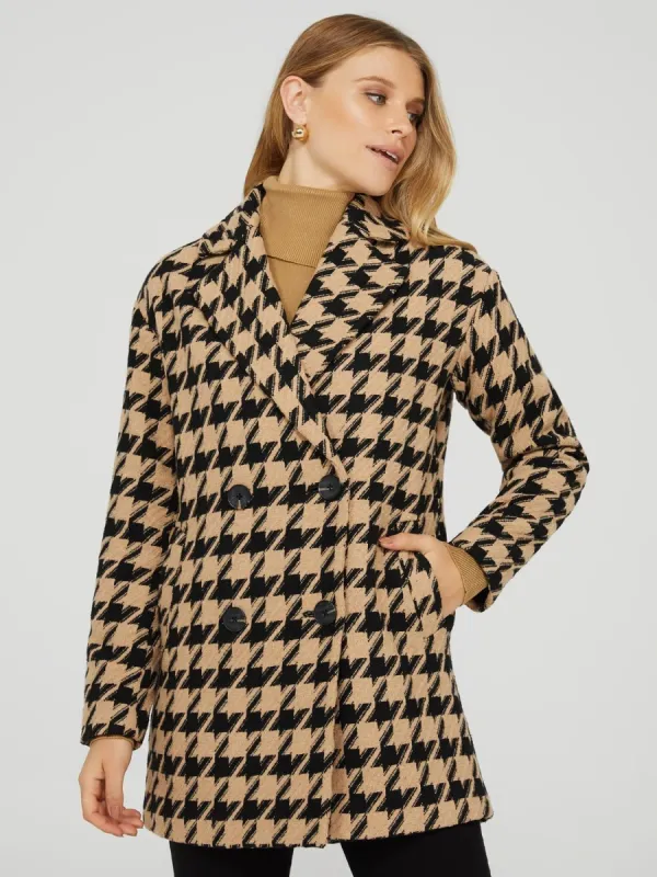 Double-Breasted Drop Shoulder Jacket With Side Pockets sold by Suzy Shier