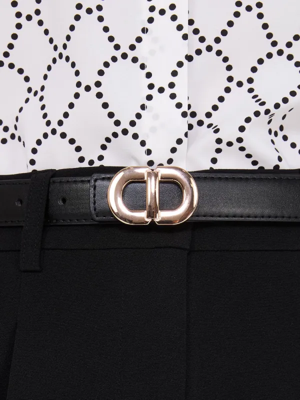 Double Horseshoe Buckle Belt sold by Suzy Shier