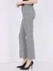 Plaid Straight-Leg Pants sold by Suzy Shier