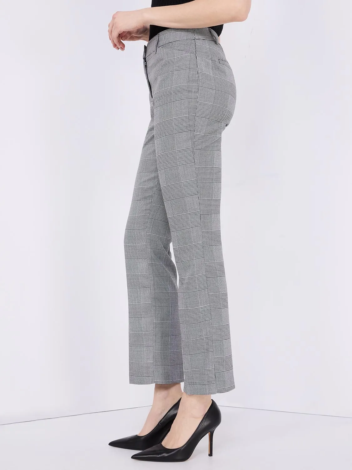 Plaid Straight-Leg Pants sold by Suzy Shier product image thumbnail 3