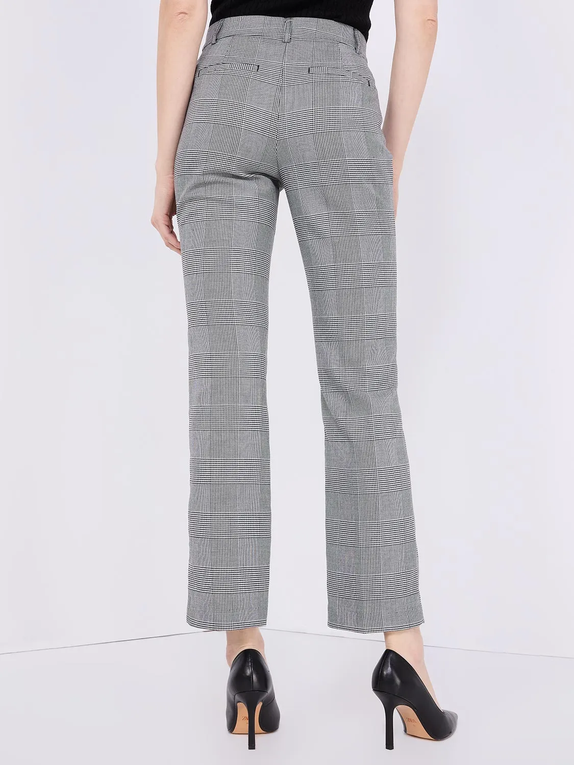 Plaid Straight-Leg Pants sold by Suzy Shier product image thumbnail 4