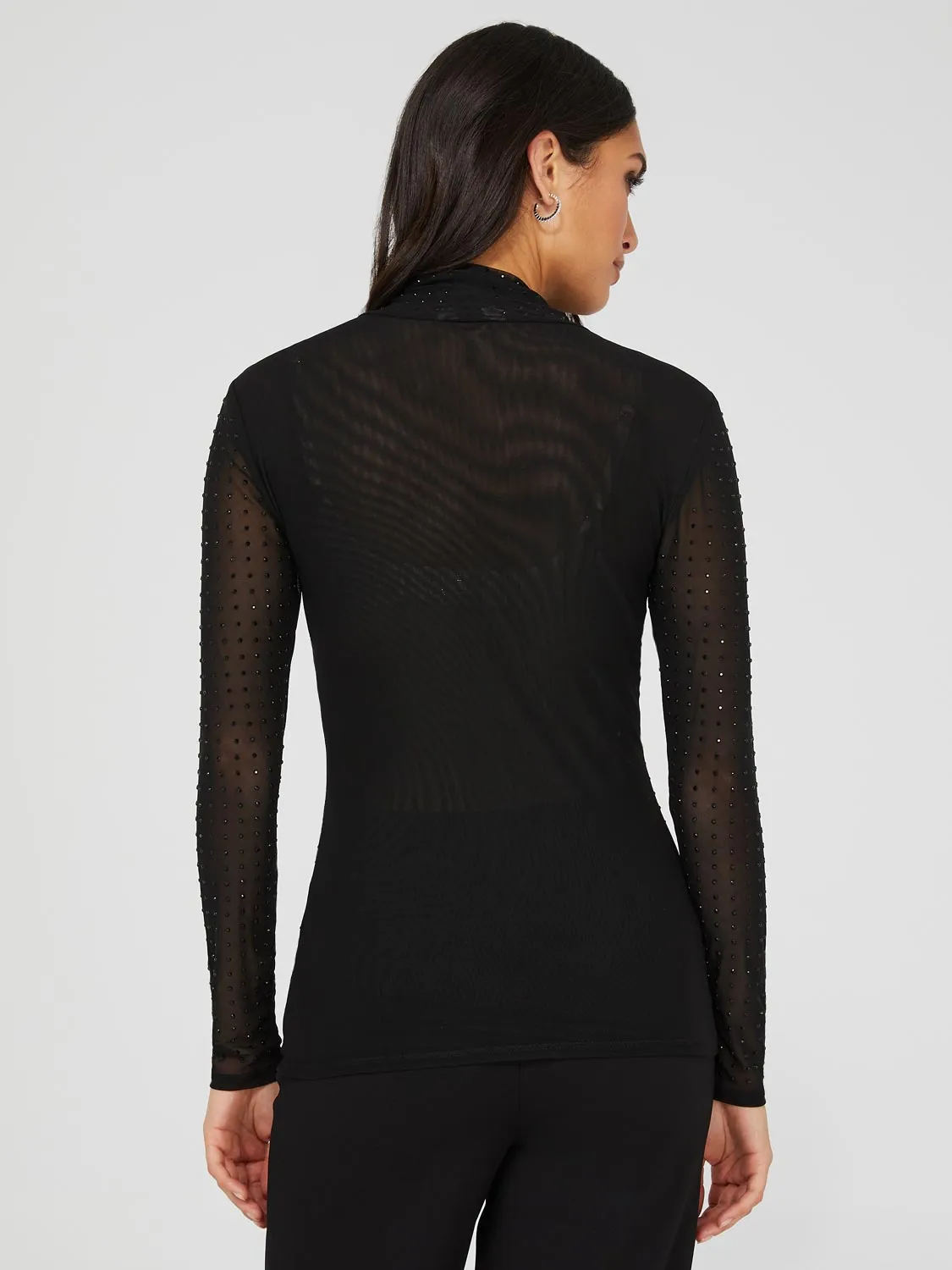 Long Sleeve Mock Neck Top sold by Suzy Shier product image thumbnail 5