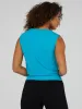 Sleeveless Cowl Neck Top With Bottom Band sold by Suzy Shier